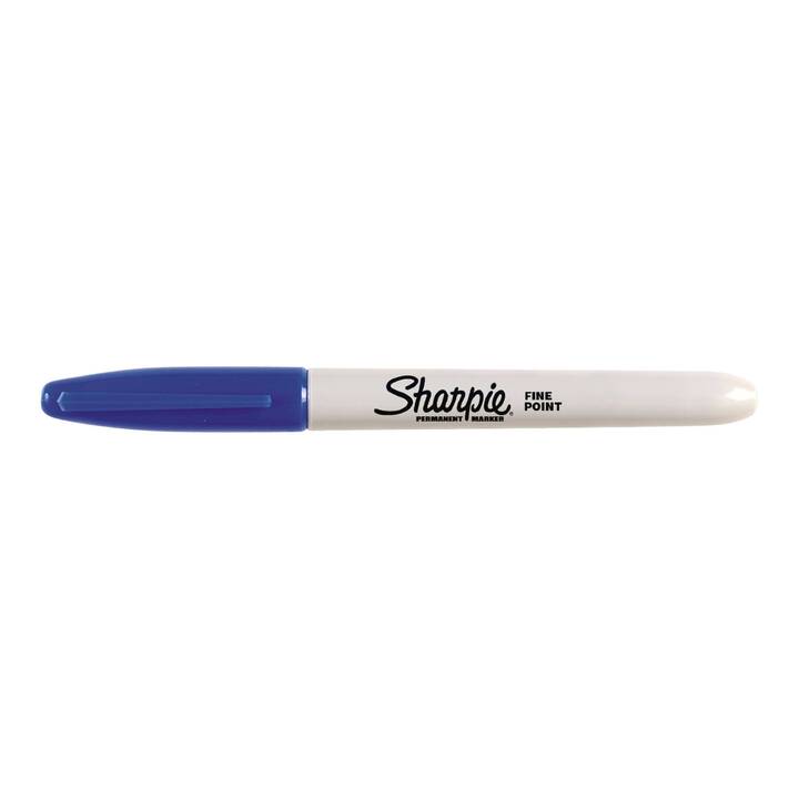 SHARPIE Pennarello indelebile (Blu, 1 pezzo)