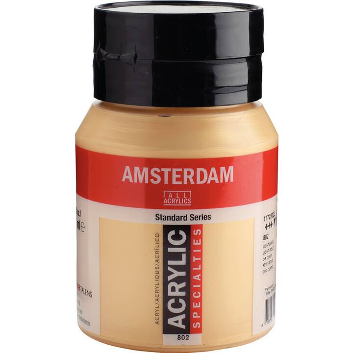 AMSTERDAM Colore acrilica 802 (500 ml, Oro)