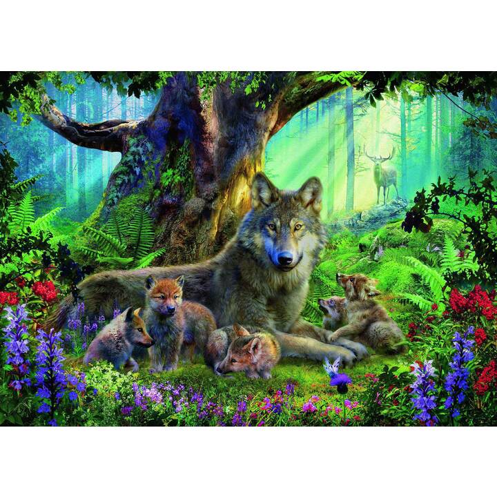 RAVENSBURGER Wölfe im Wald Puzzle (1000 x)