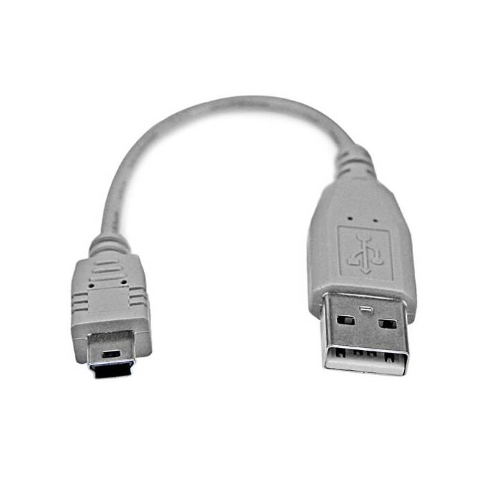STARTECH.COM Câble USB (Mini USB Type-B, Fiche USB 2.0 de type A, 15 cm)