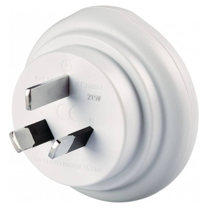 GO TRAVEL Adaptateurs Swiss-AUS/China  (Type J, CH / Type I)