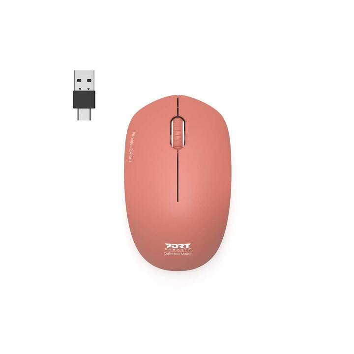 PORT DESIGNS Connect Collection Mouse (Senza fili, Universale, Office)