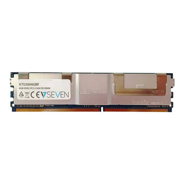 VIDEOSEVEN V753004GBF (1 x 4 Go, DDR2-SDRAM 667 MHz, FB-DIMM 240-Pin)