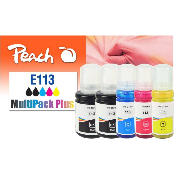PEACH E113 (Gelb, Schwarz, Magenta, Cyan, Multipack)