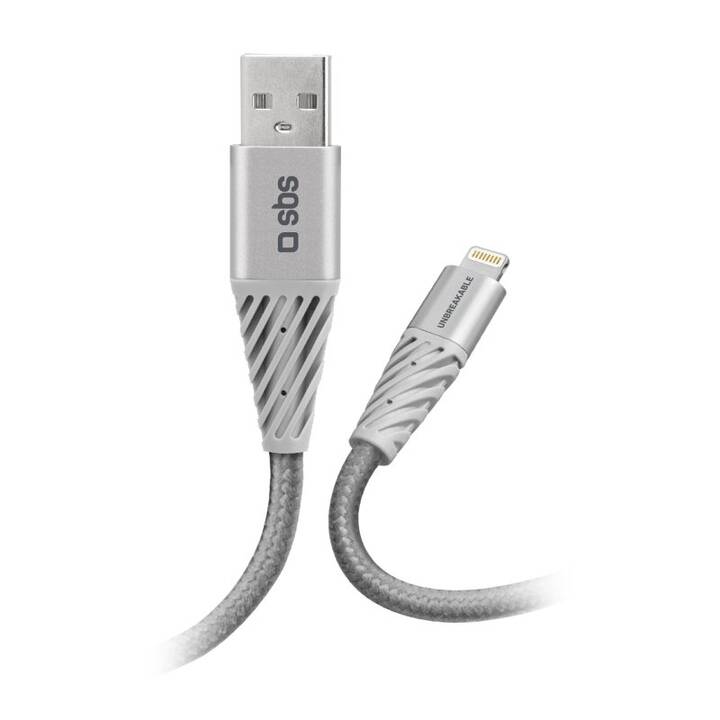SBS Kabel (USB C, Lightning, 1.5 m)