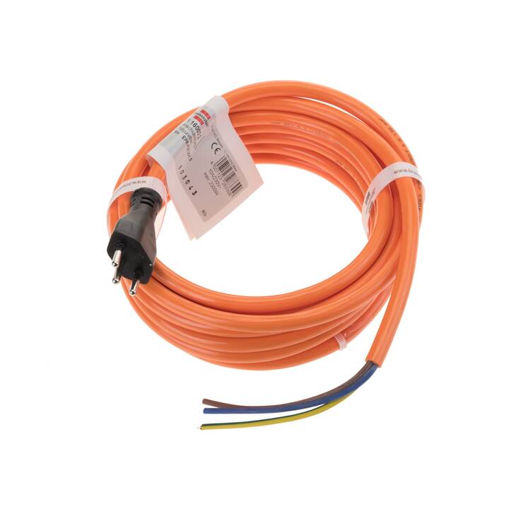 BRENNENSTUHL Câble secteur (T12, 5000 mm, Orange)