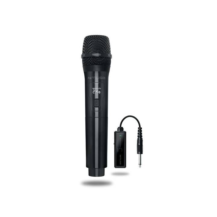 MUSE MC-30 Wireless Microfono senza fili (Nero)