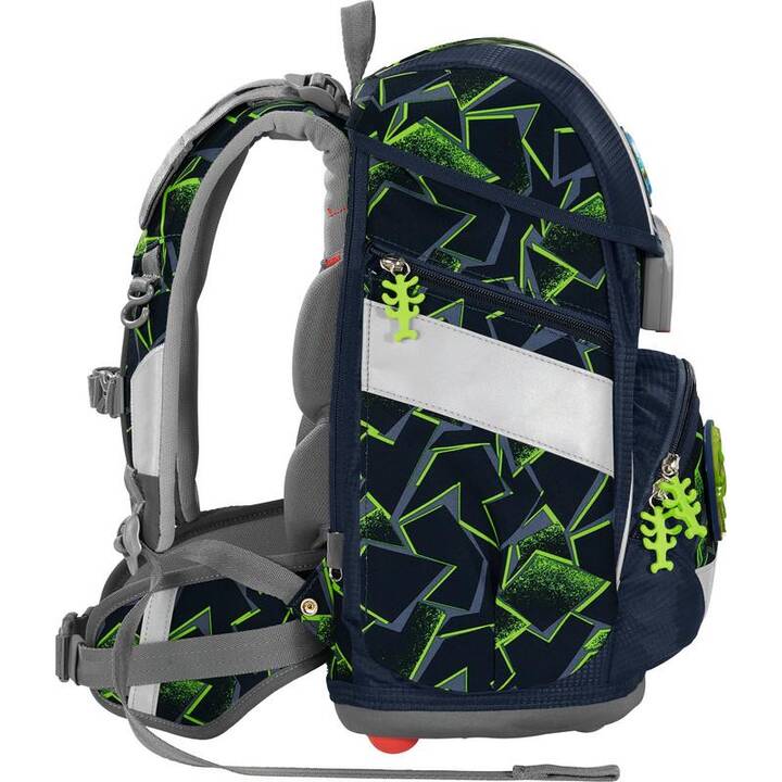 STEP BY STEP Set di borse 2In1 Plus Wild T-Rex Taro (19 l, Nero, Verde)