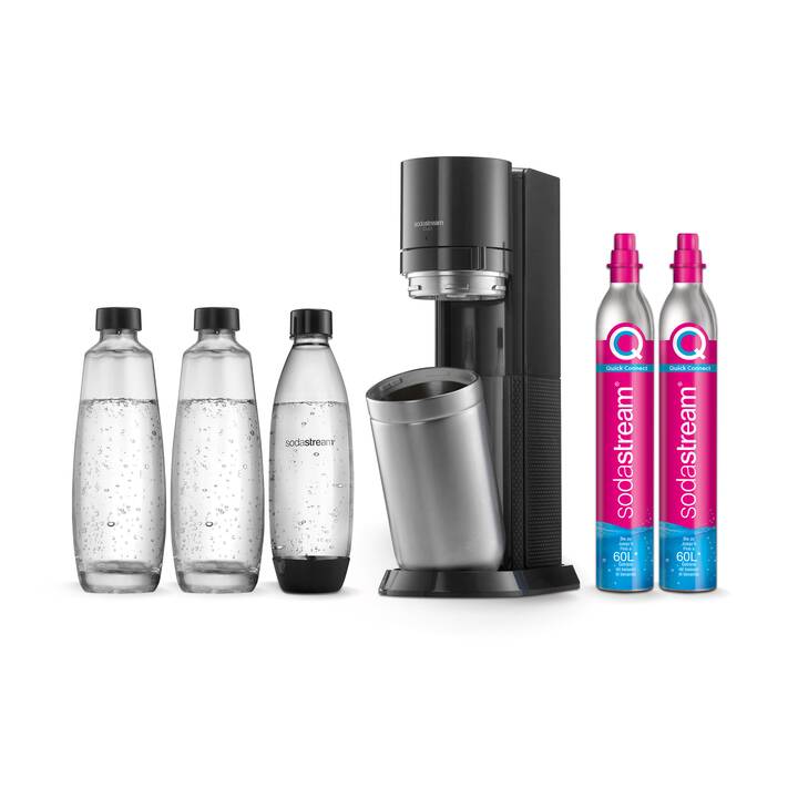 SODASTREAM DUO Hydration Pack (60 l, Métallique, Noir)