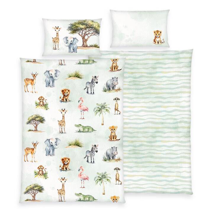 VOID Ghepardo Africa Cuscini federe Poliestere Impermeabile per Uso Outdoor e Indoor, Kissen Size:50 x 50 cm