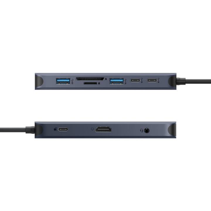 HYPER Stations d'accueil EcoSmart (HDMI, 2 x USB 3.1 Gen 2 Typ-C, USB 3.1 Gen 2 Typ-A)