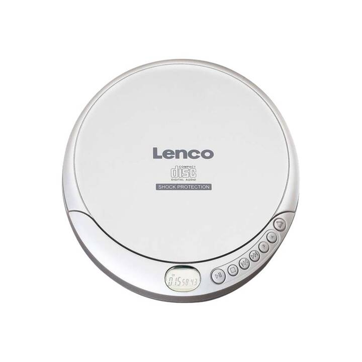 LENCO CD-Player CD-201 (Silber) - Interdiscount