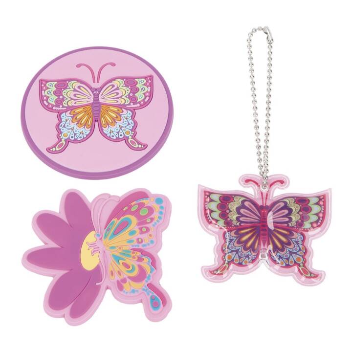 MCNEILL Magnetapplikation MCTaggies Butterfly (Pink, Mehrfarbig)