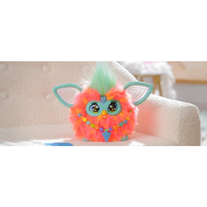 HASBRO Furby (15 cm, Corallo, Arancione, Turchese)