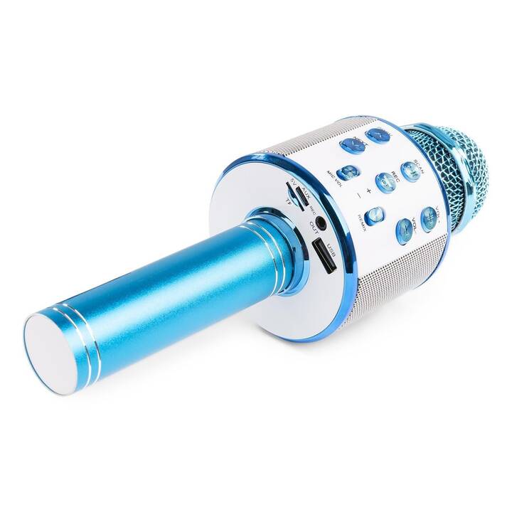 MAX Microfono da mano (Blu)