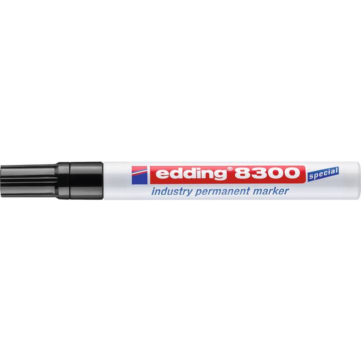 EDDING Industrie Marker 8300-1 (Schwarz, 1 Stück)