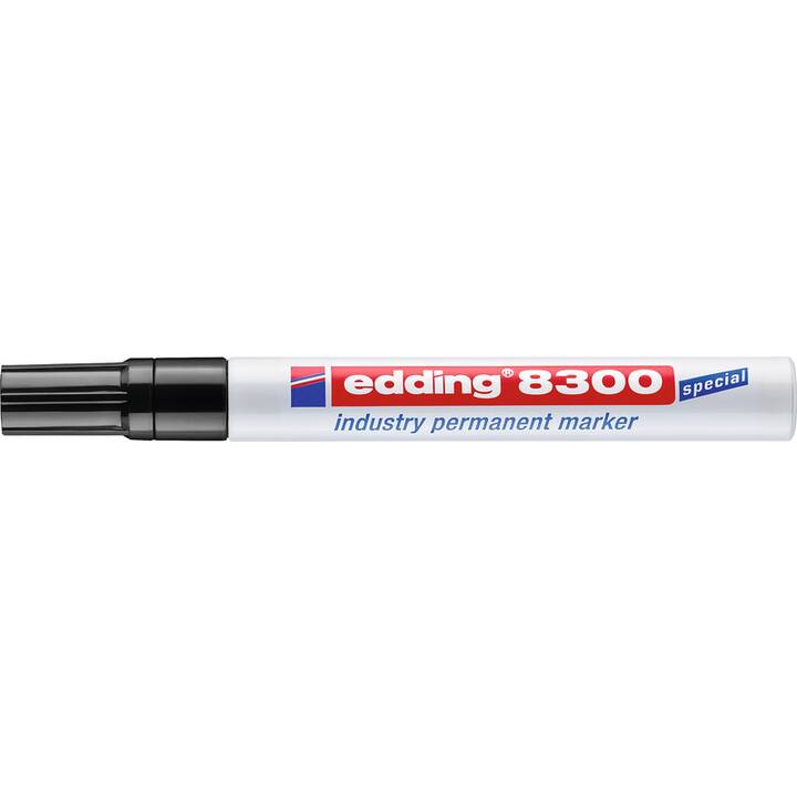 EDDING Marqueur de l'industrie 8300-1 (Noir, 1 pièce)