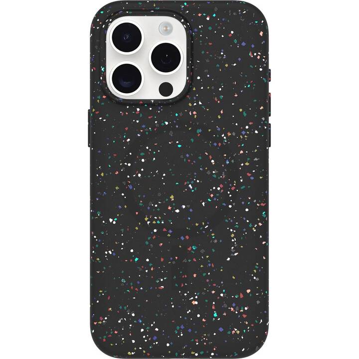 OTTERBOX Backcover MagSafe Core (iPhone 15 Pro Max, Gemustert, Schwarz)