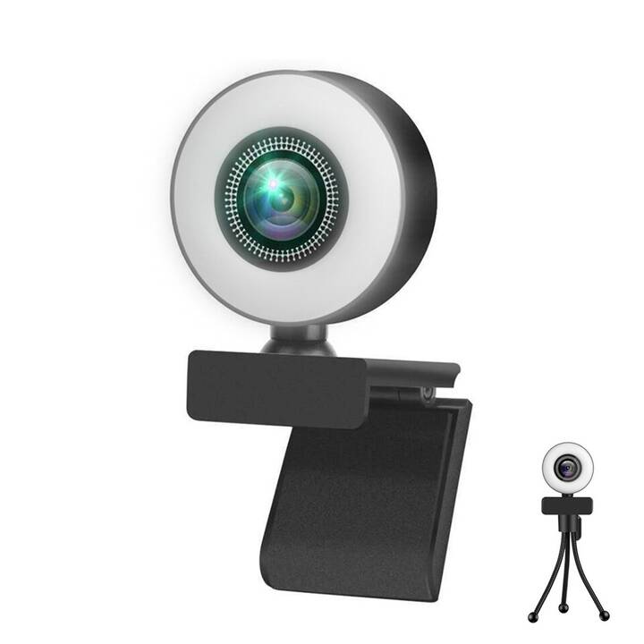 EG Webcam (2560 x 1440, Noir)