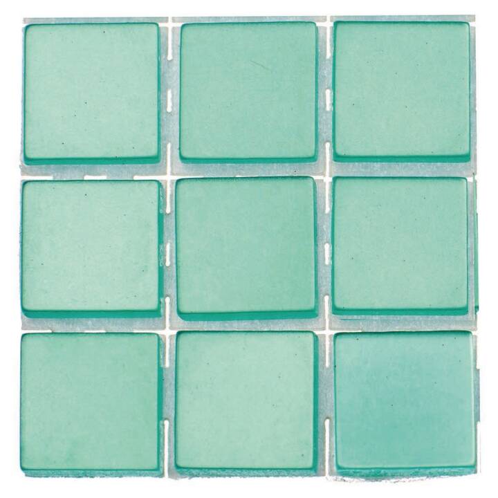 GLOREX Pièce de mosaïque (Turquoise, Plastique)