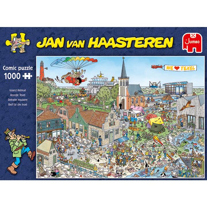 JUMBO Jan van Haasteren: Island Retreat Puzzle (1000 x)