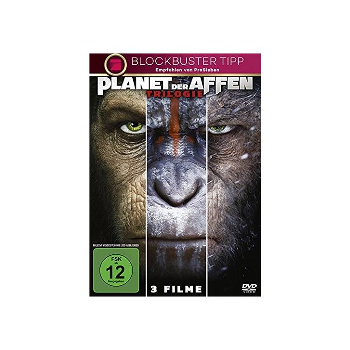Planet der Affen - Trilogie (EN, DE, FR)