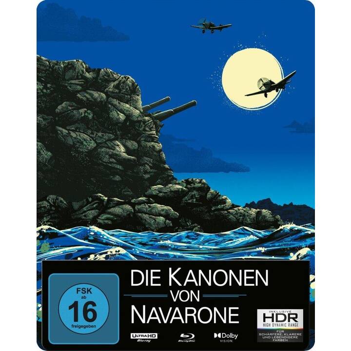 Die Kanonen von Navarone (4K Ultra HD, Steelbook, DE, EN)