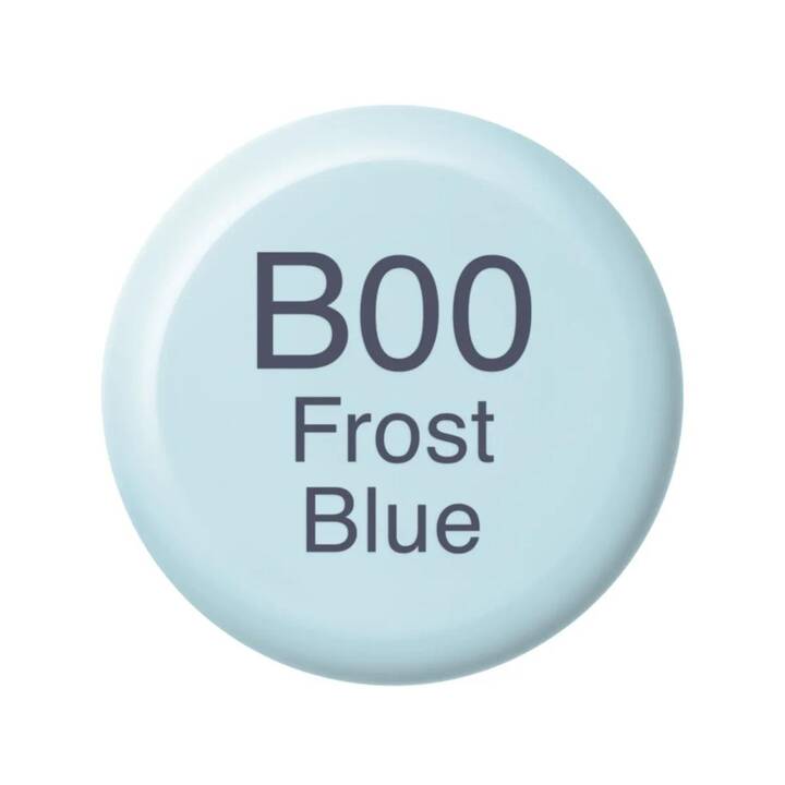 COPIC Encre B - 00 Frost Blue (Bleu clair, 12 ml)