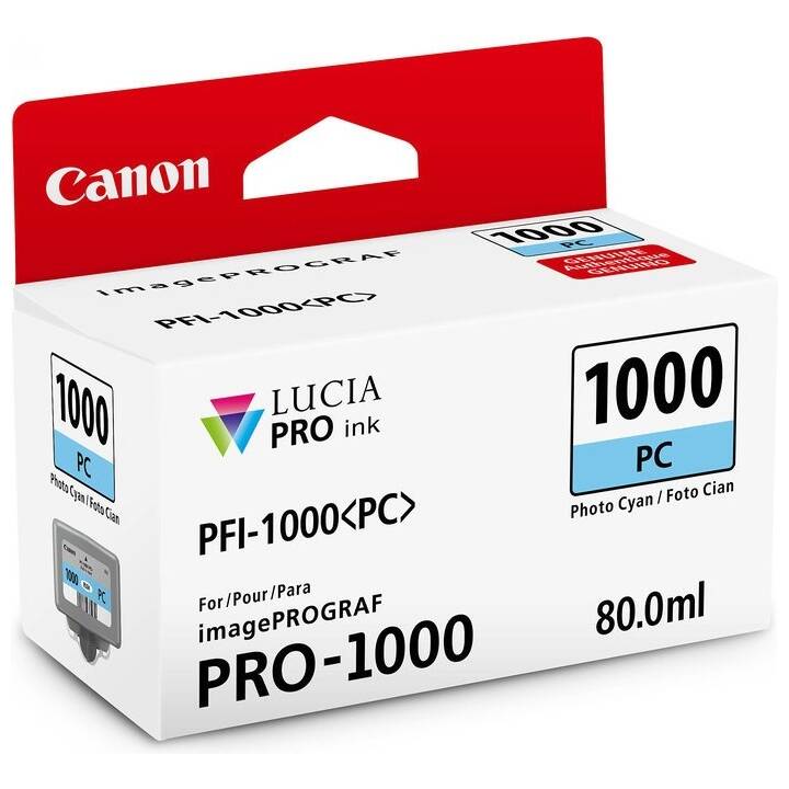 CANON PFI-1000PC (Cyan, 1 pièce)