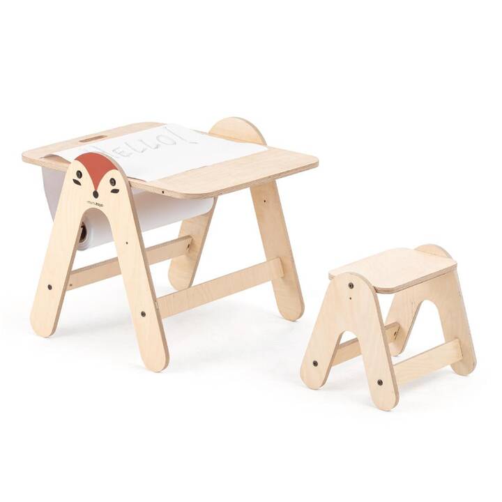 MAMATOYZ Ensemble table et chaise enfant (Unicolore)