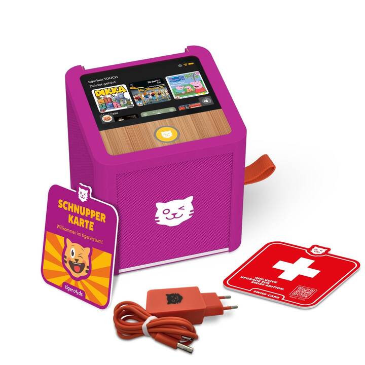 TIGERMEDIA Lettore audio per bambini Tigerbox Touch Plus Swiss Edition (DE, Svizzero tedesco)