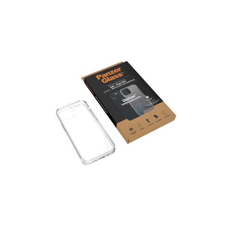PANZERGLASS Backcover ClearCase AB (iPhone 13 mini, Transparent)