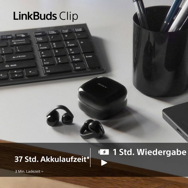SONY LinkBuds Clip WF-LC900 (Schwarz) - Interdiscount