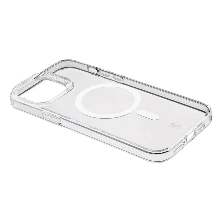 CELLULAR LINE Backcover Gloss Mag  (iPhone 14, Transparent, Weiss)