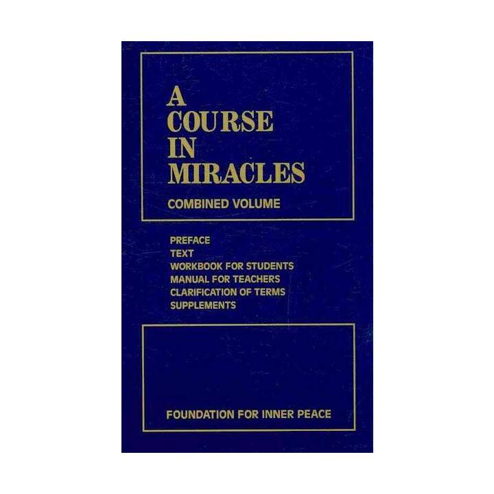 【希少】A Course in Miracles Combined Volume A Course in Miracles: Combined Volume - Interdiscount