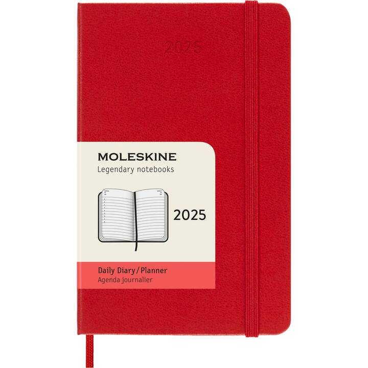 MOLESKINE Agenda et planning de poche Classic Pocket (A6, 2025)