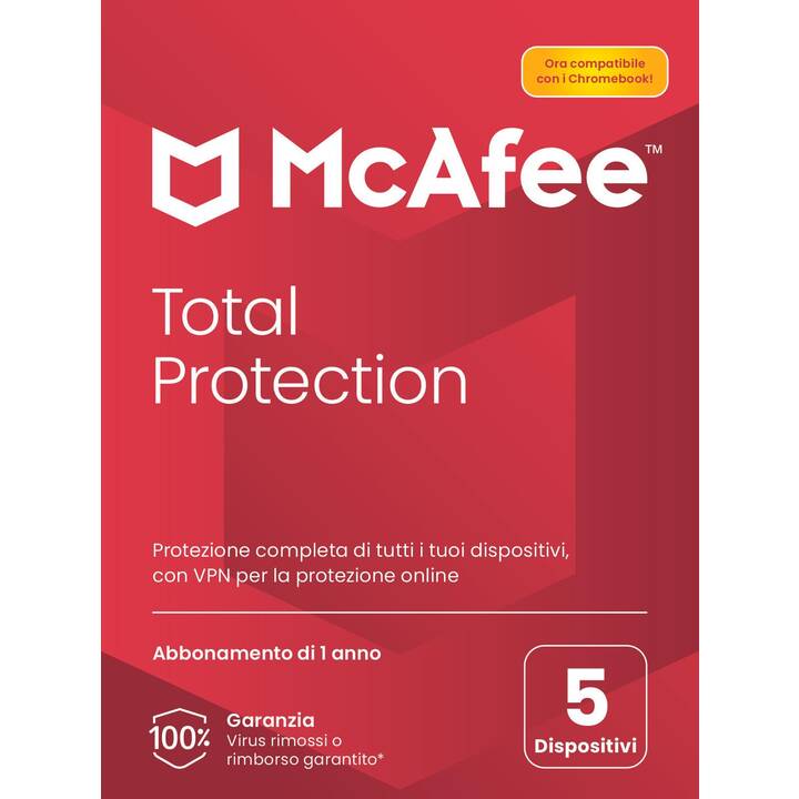 MCAFEE Total Protection (Abo, 5x, 12 Monate, Italienisch)