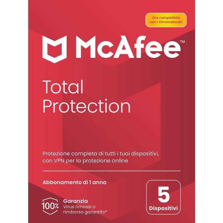 MCAFEE Total Protection (Licence, 5x, 12 Mois, Italien)