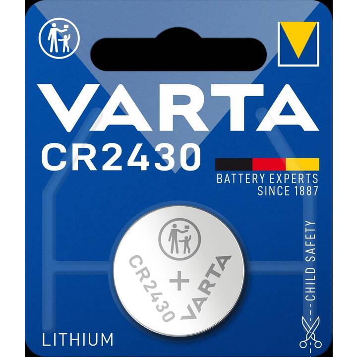 VARTA Batterie (CR2430, Universel, 1 pièce)
