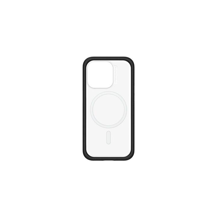 RHINOSHIELD Backcover MagSafe Mod NX (iPhone 15 Pro, Transparente, Nero)