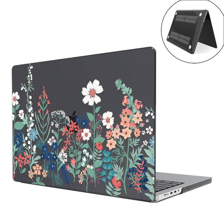 EG Abdeckung für MacBook Pro 14" (M1 Chip) (2021) - Blau - Blumen