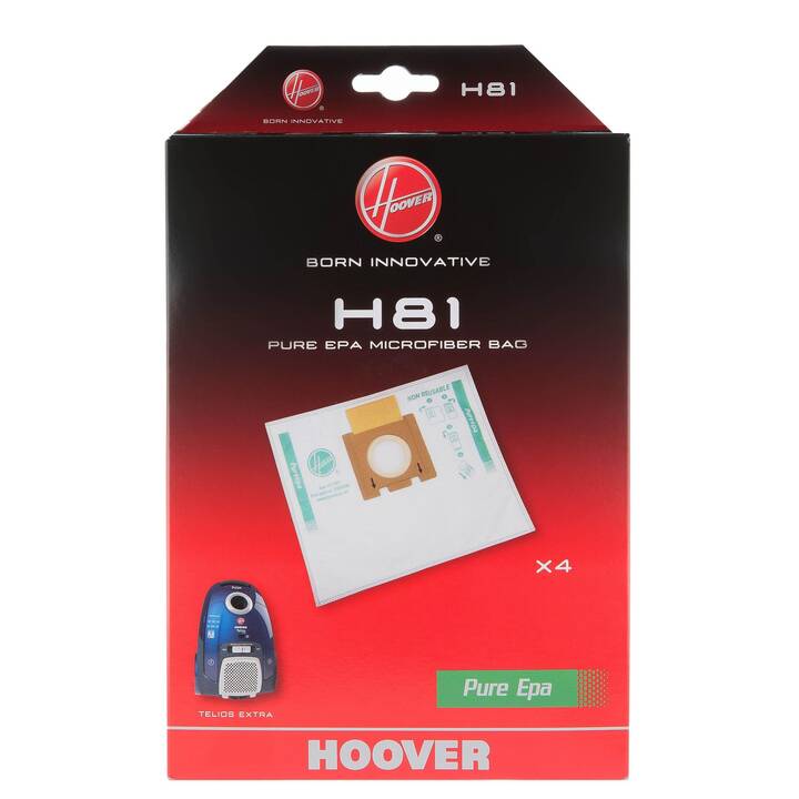Sacs à poussière Pure Epa pour aspirateur Hoover H81, 35601865
