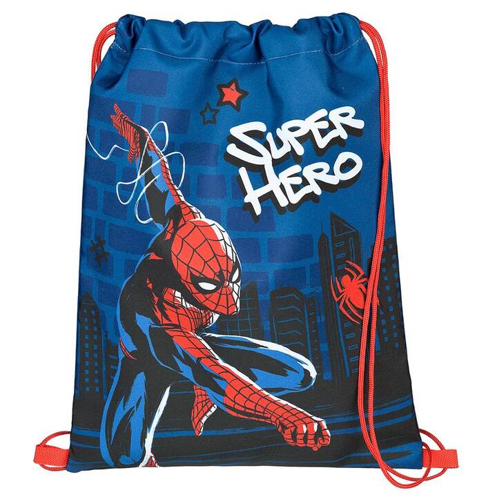 SCOOLI Jeu de sacoches EasyFit Spider-Man (18 l, Rouge, Bleu)
