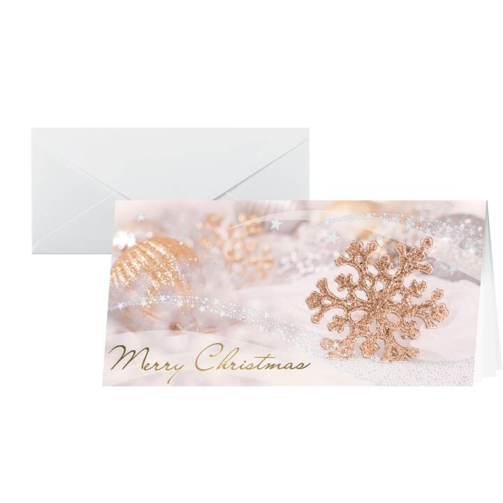SIGEL Cartolina di Natale Passion Set (Natale / Avvento, A6, Oro, Argento)
