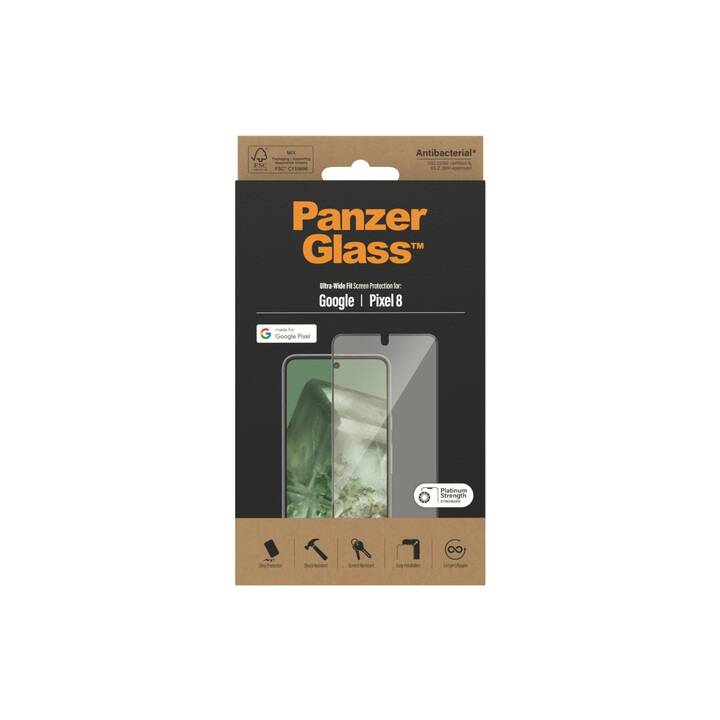 PANZERGLASS Verre de protection d'écran (Google Pixel 8, 1 pièce)