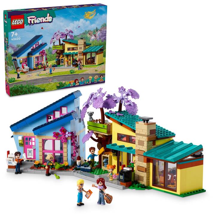 LEGO Friends Le case di Olly e Paisley (42620)
