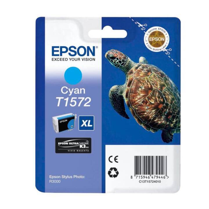 EPSON T1572 (Cyan, 1 pezzo)