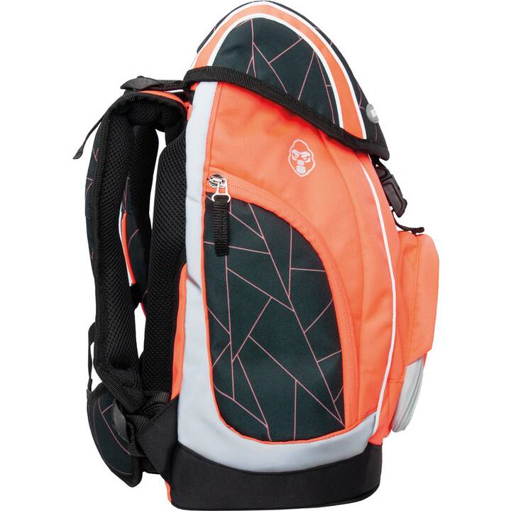 FUNKI Set di borse Flexy-Bag Neon Editon Gorilla (28 l, Arancione, Nero)