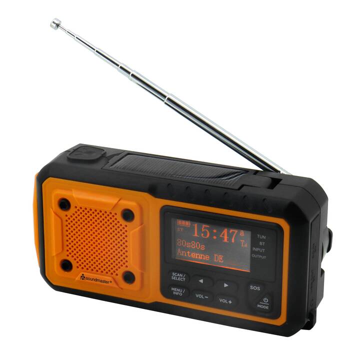 SOUNDMASTER DAB112OR SOS Radios numériques (Orange, Black)