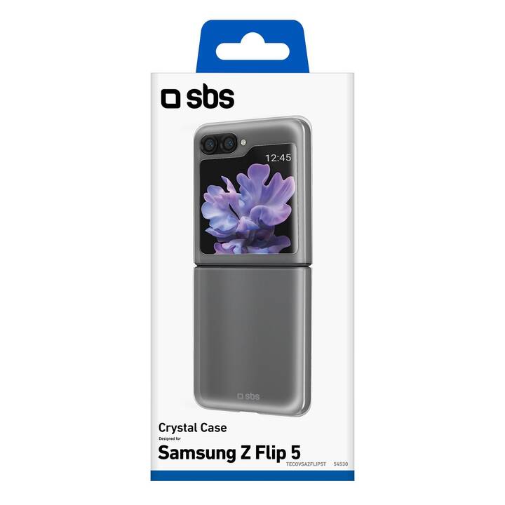 SBS Backcover Crystal Case (Galaxy Z Flip 5, Transparent)